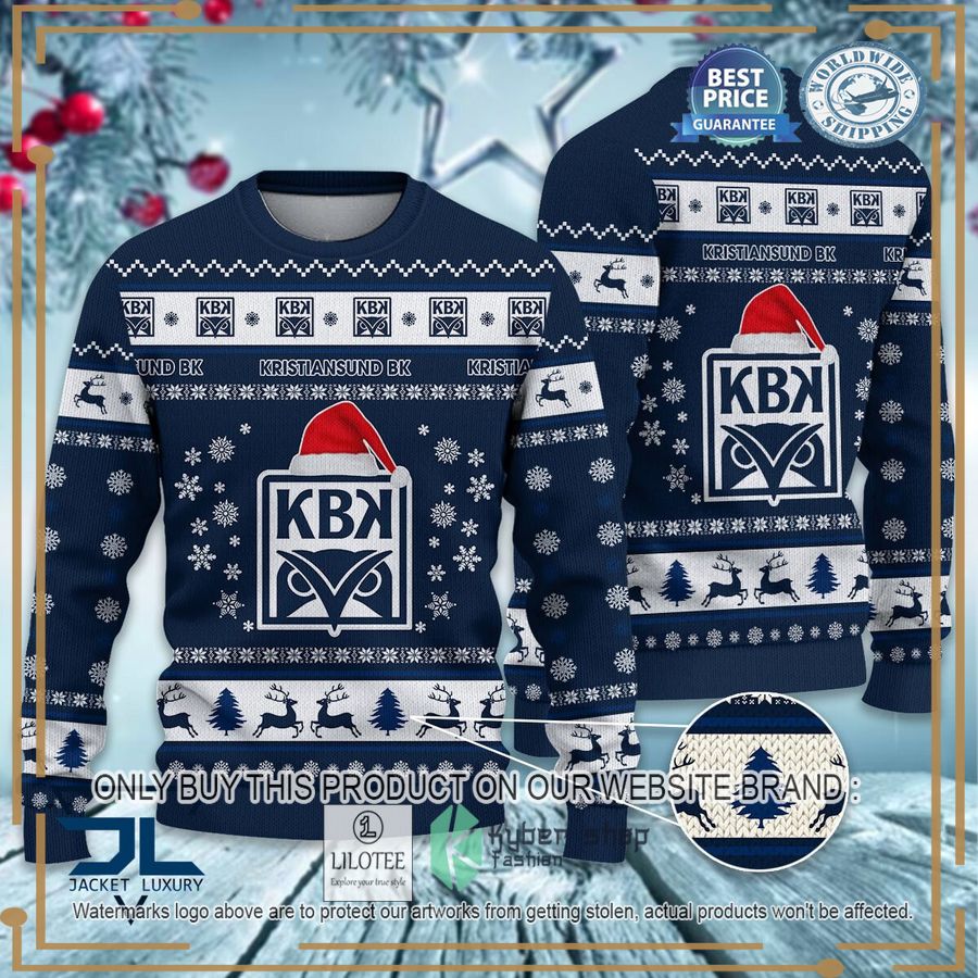kristiansund ballklubb christmas sweater 1 93463