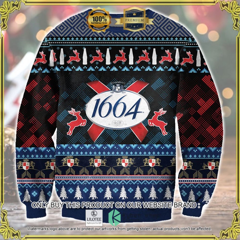 kronenbourg 1664 knitted christmas sweater 1 92878