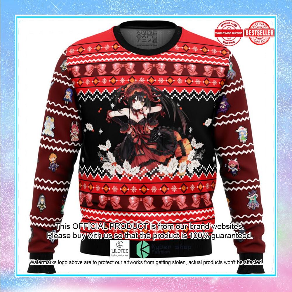 kurumi tokisaki date a live sweater christmas 1 308