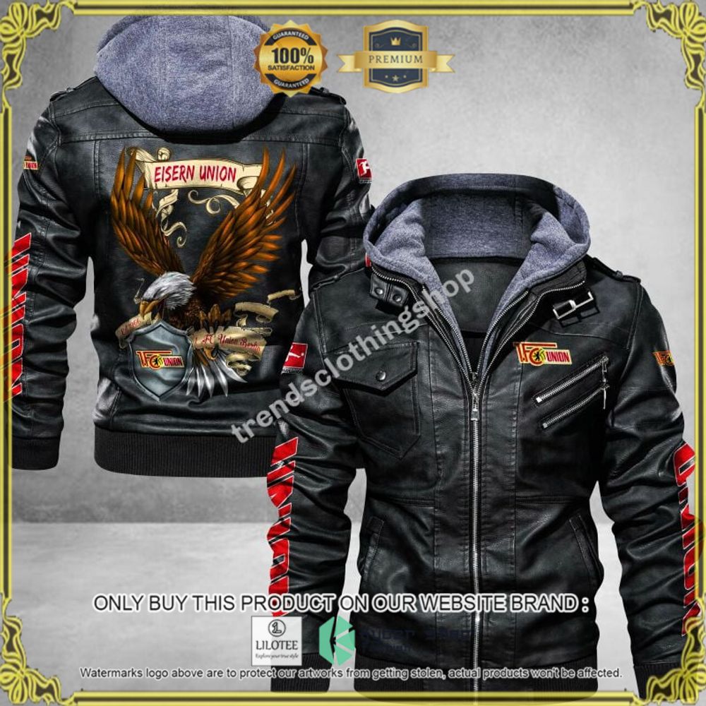 fc union berlin eisern union eagle leather jacket 1 15519