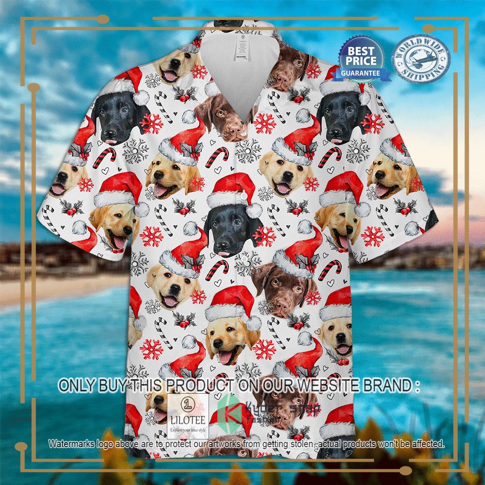 Labrador Retriever Christmas Hawaiian Shirt 5