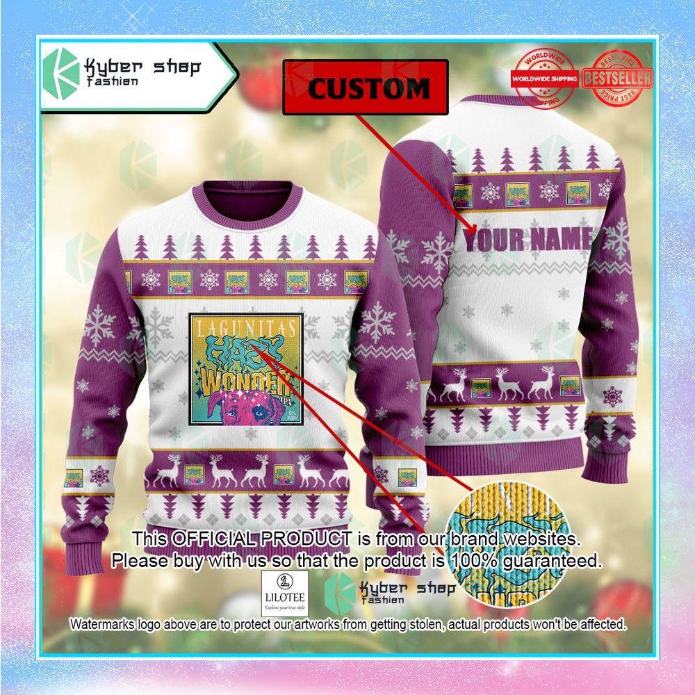 lagunitas hazy wonder christmas sweater 1 176
