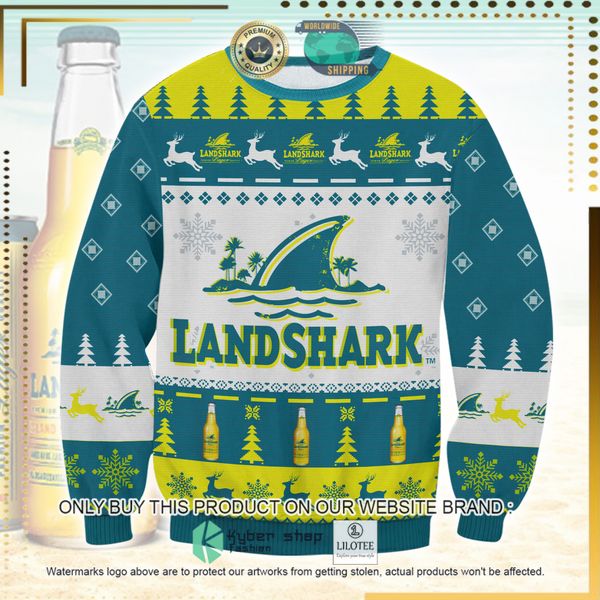 landshark beer woolen knitted sweater 1 43396
