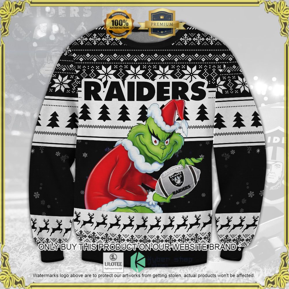 las vegas raiders grinch ugly sweater 1 68304