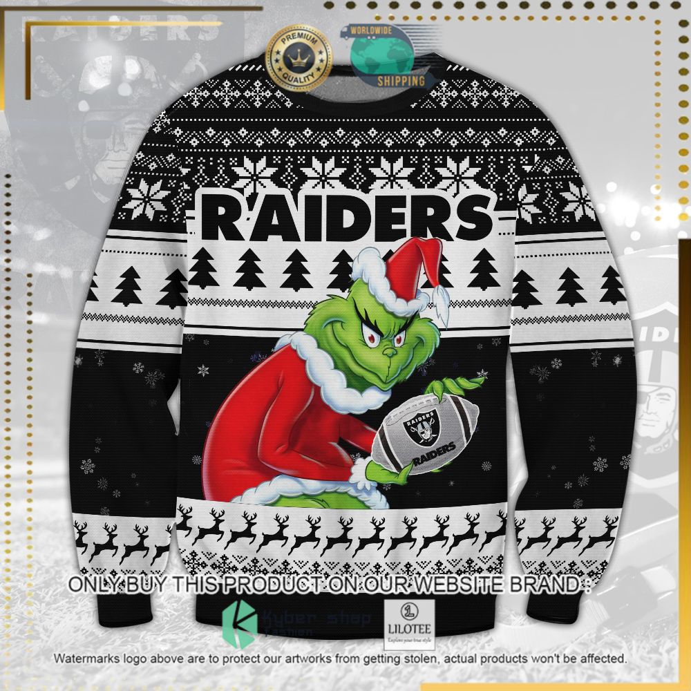 las vegas raiders grinch ugly sweater 1 96808
