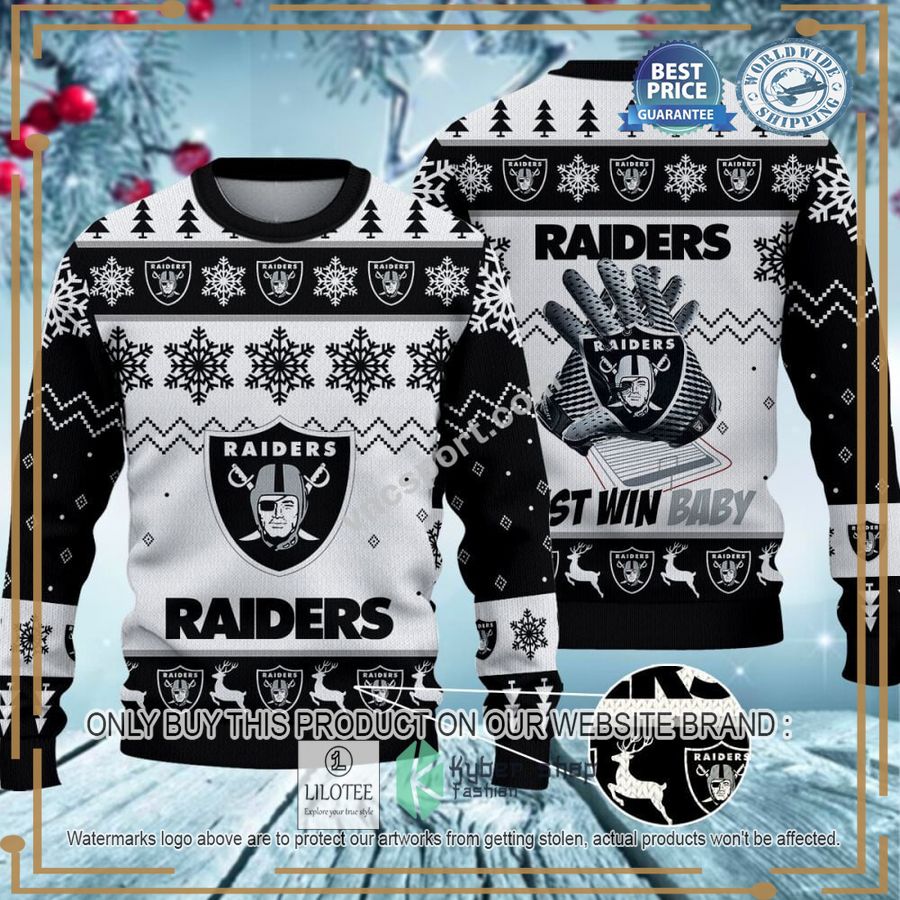 las vegas raiders nfl christmas sweater 1 30382