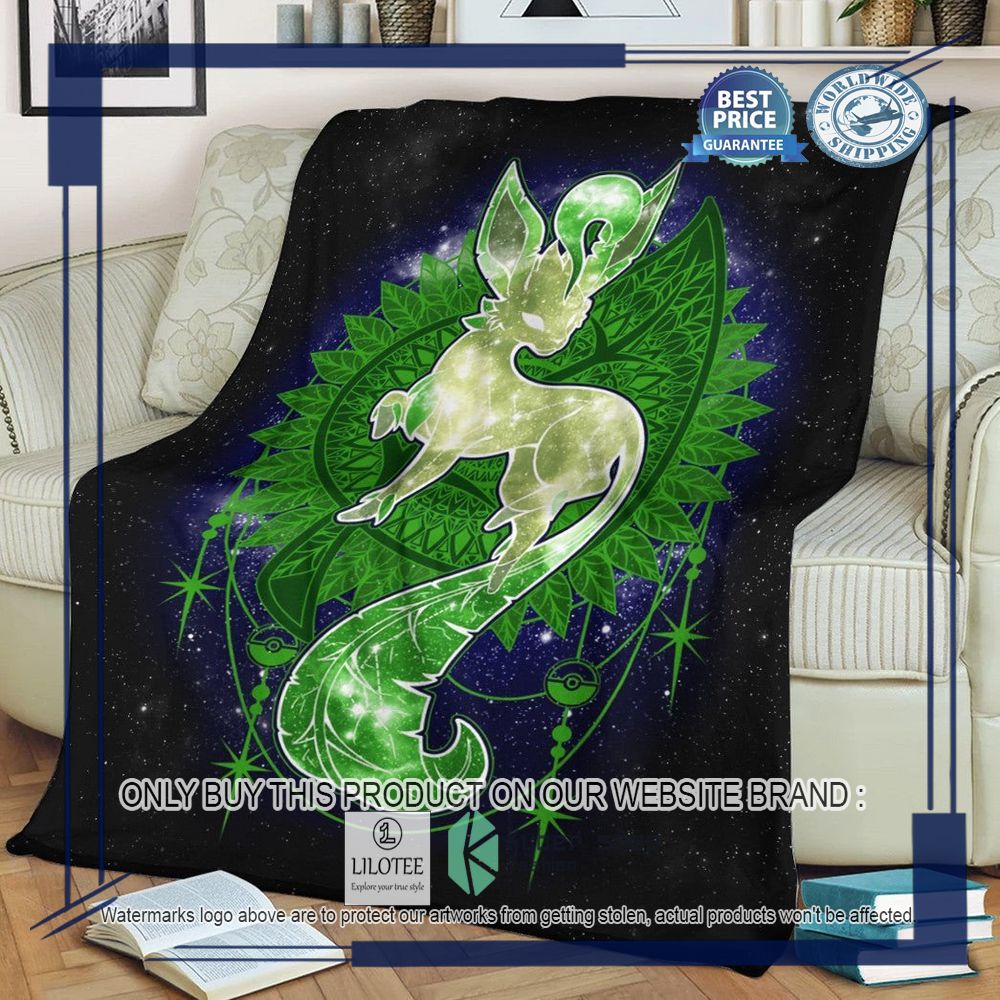 Leafeon Starry Pokemon Blanket - LIMITED EDITION 6