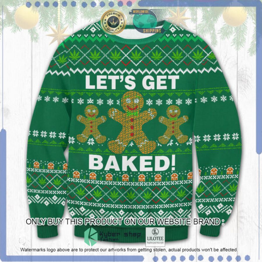 lets get baked green christmas sweater 1 46658