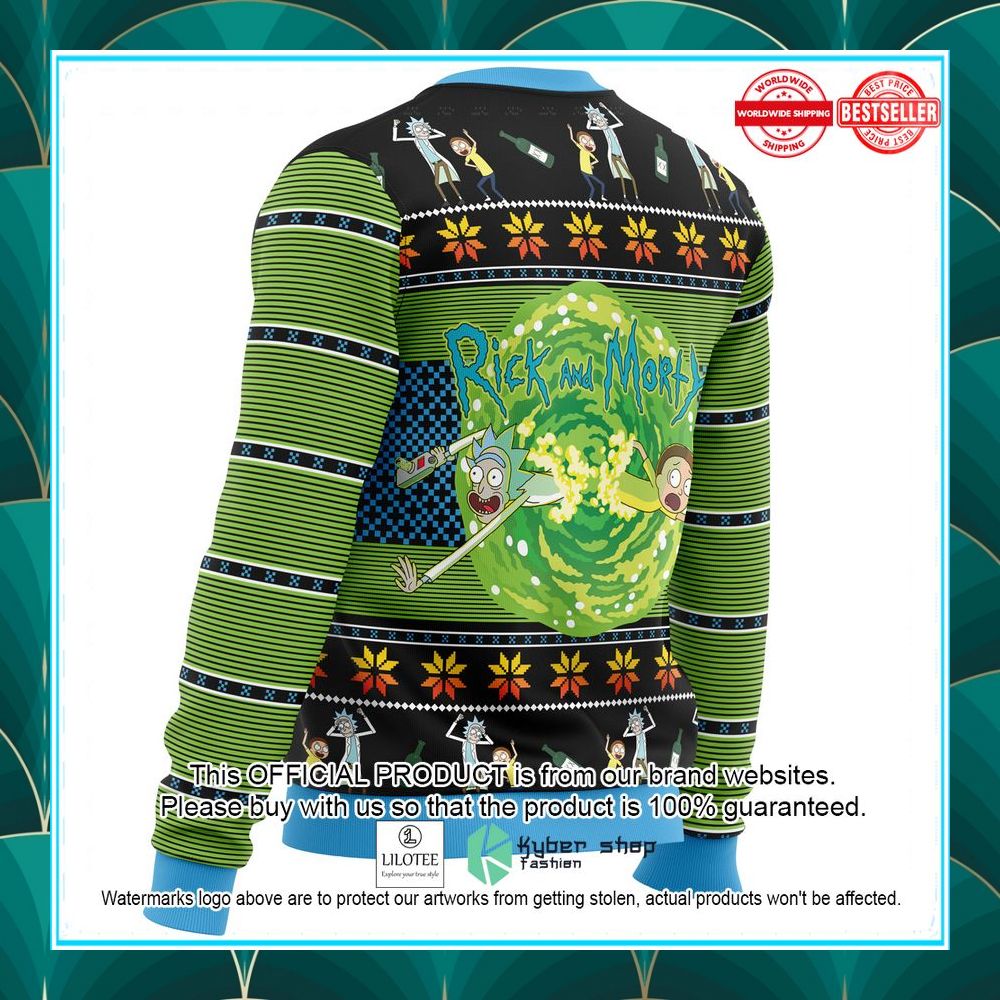 lets get schwifty rick and morty christmas sweater 4 696
