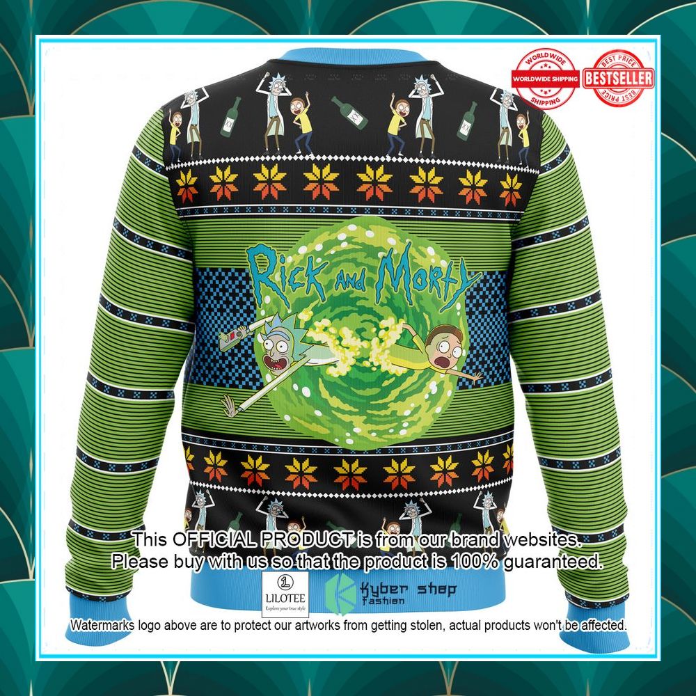 lets get schwifty rick and morty christmas sweater 5 270
