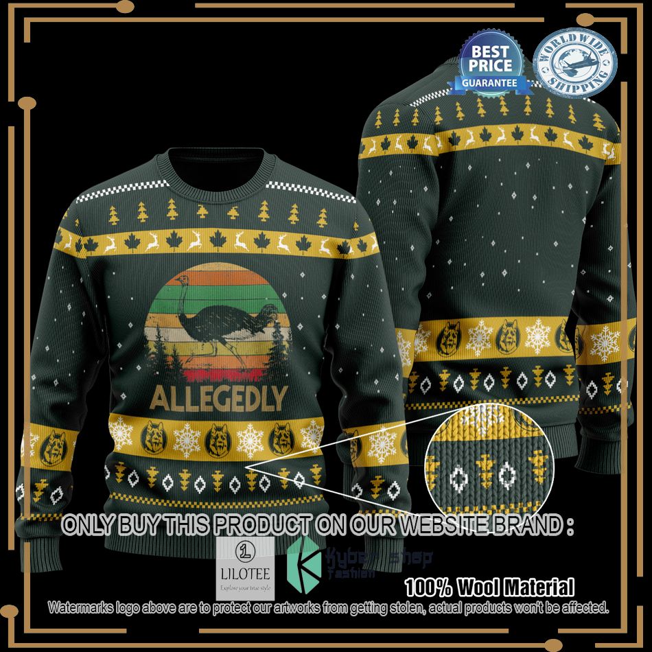 letterkenny allegedly green christmas sweater 1 44142