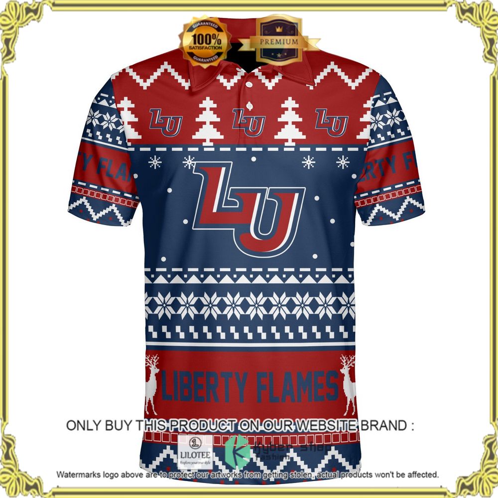 liberty flames personalized sweater polo 1 62921