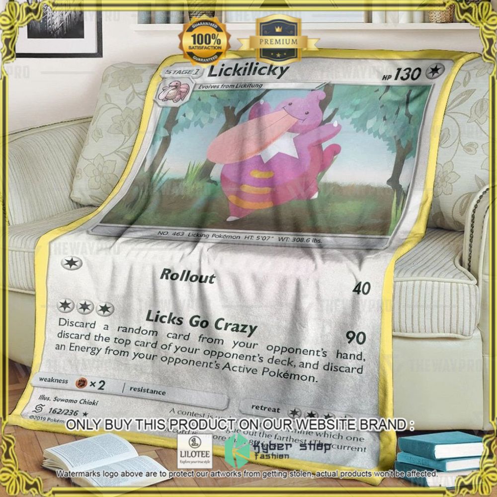 Lickilicky Custom Pokemon Soft Blanket - LIMITED EDITION 6