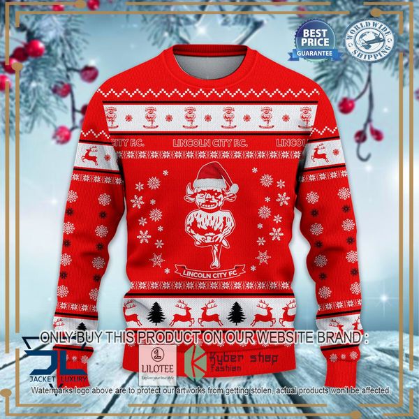 lincoln city f c christmas sweater 2 5463