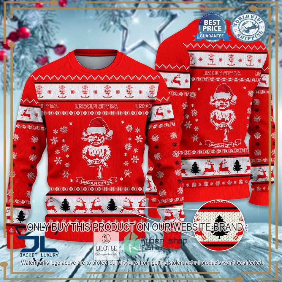 Lincoln City F.C EFL Ugly Christmas Sweater - LIMITED EDITION 6