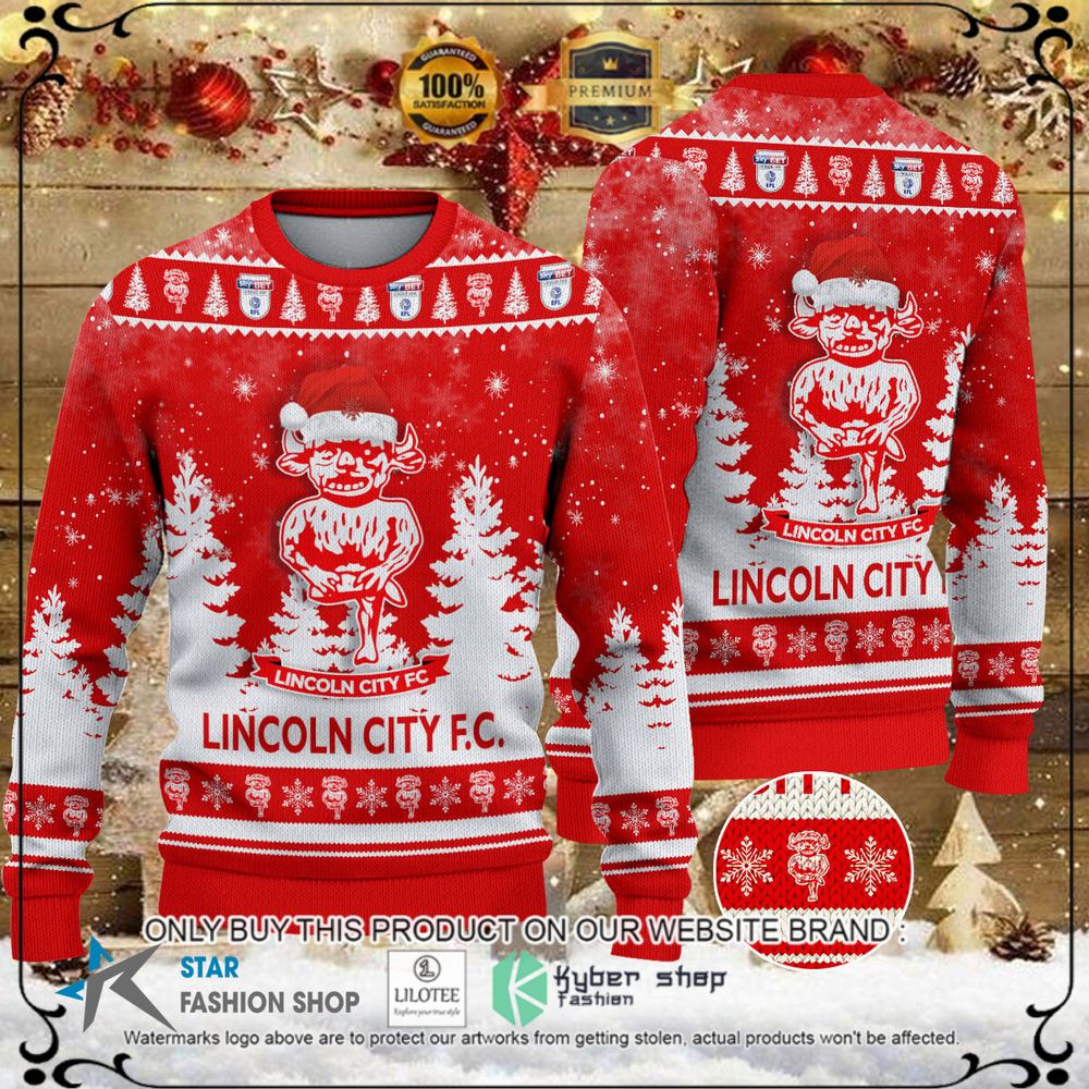 lincoln city f c red white christmas sweater 1 40146