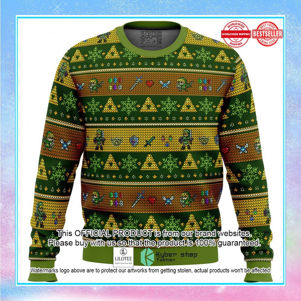 link adventure legend of zelda sweater christmas 1 143
