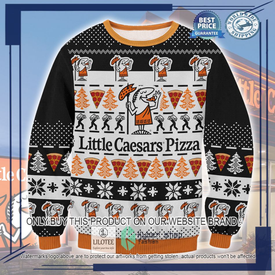 little caesars pizza ugly christmas sweater 1 58858
