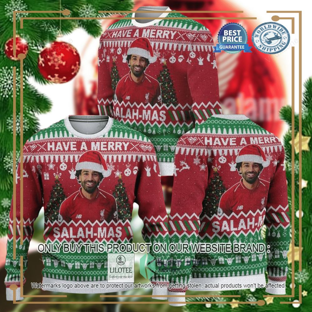 Liverpudlians F.C. Mo-Santa Salah Ugly Christmas Sweater 2