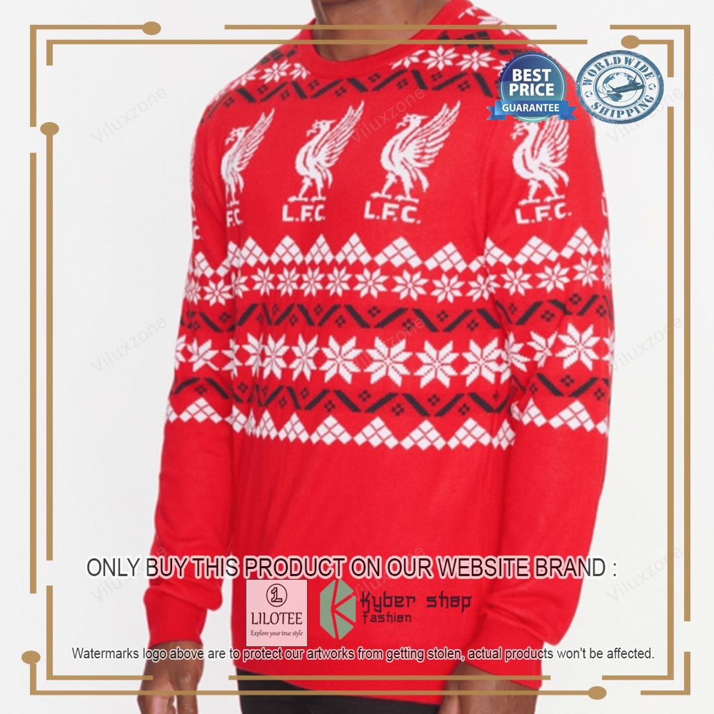 Liverpudlians F.C Red Ugly Christmas Sweater 2