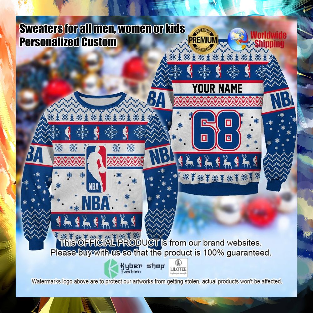 logo nba personalized christmas sweater 1 514