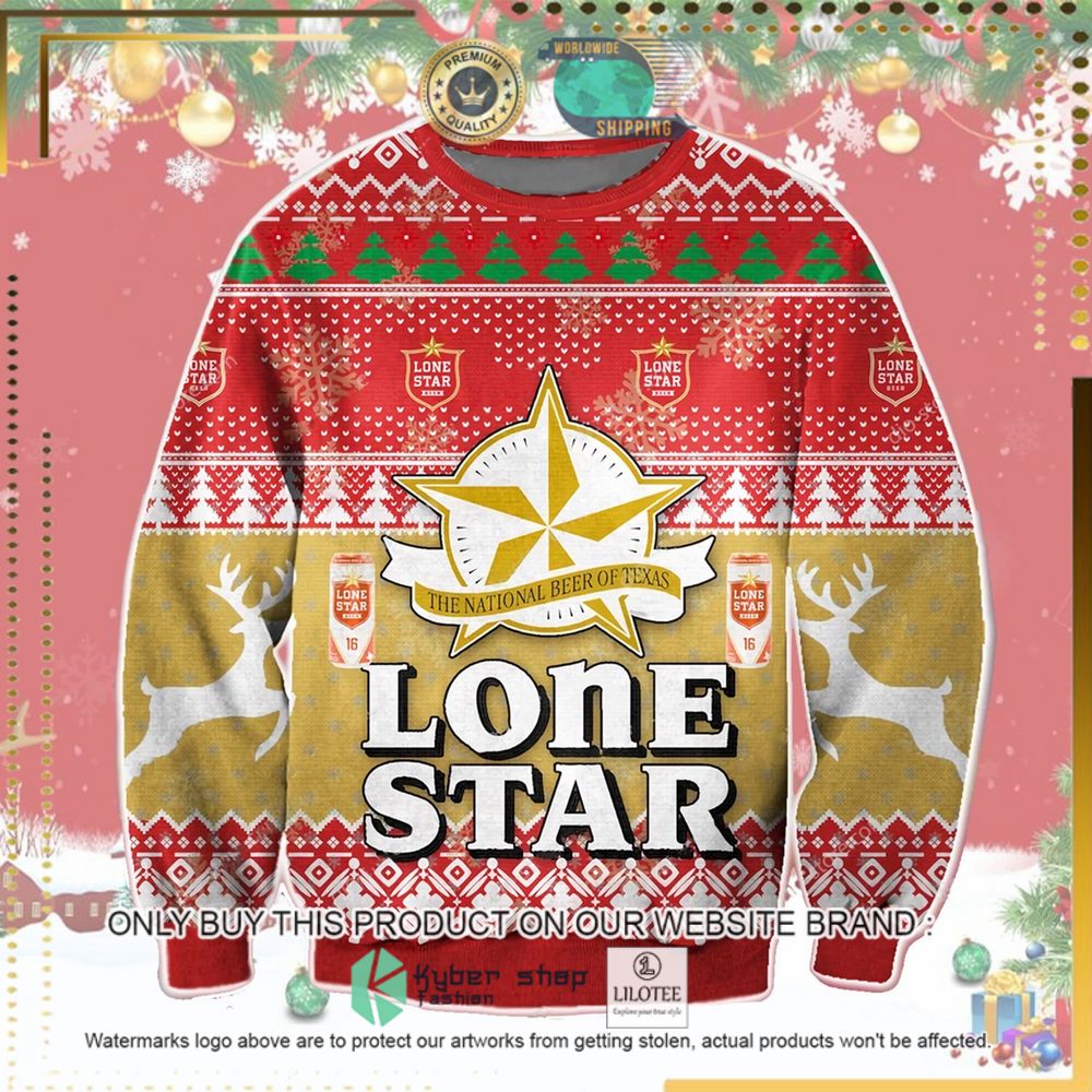 lone star brewing company ugly sweater 1 26669
