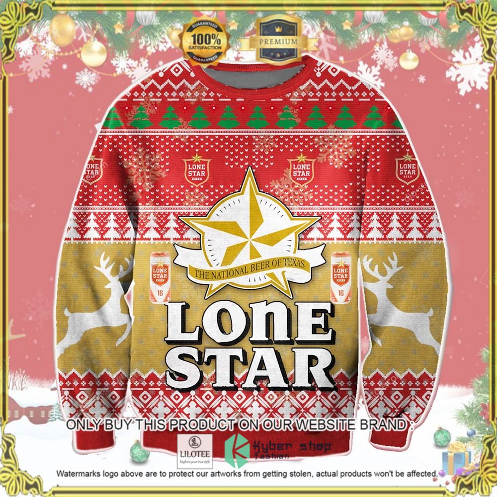 lone star brewing company ugly sweater 1 90052