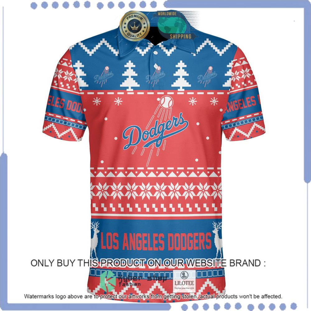 los angeles dodgers personalized sweater polo 1 77818