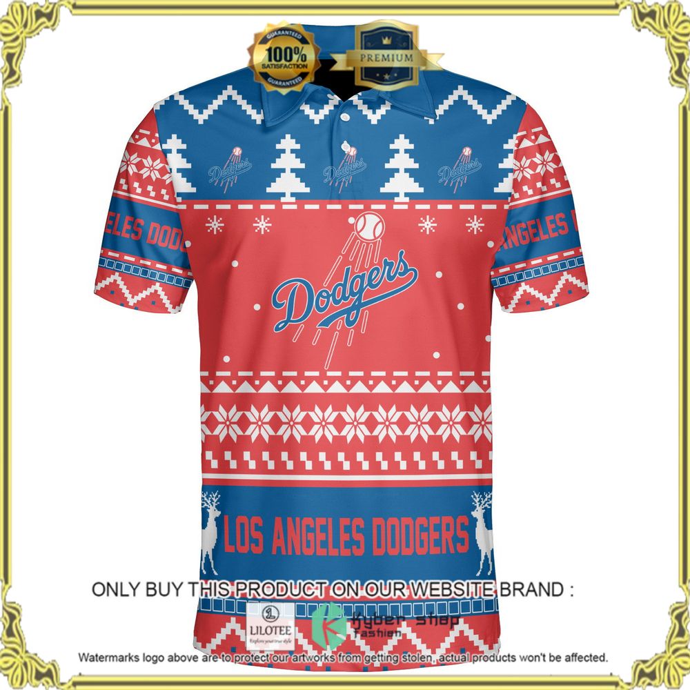 los angeles dodgers personalized sweater polo 1 85323