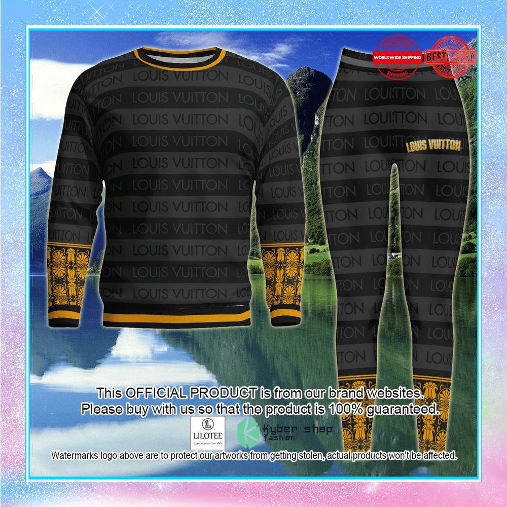 louis vuitton black sweater leggings 1 128