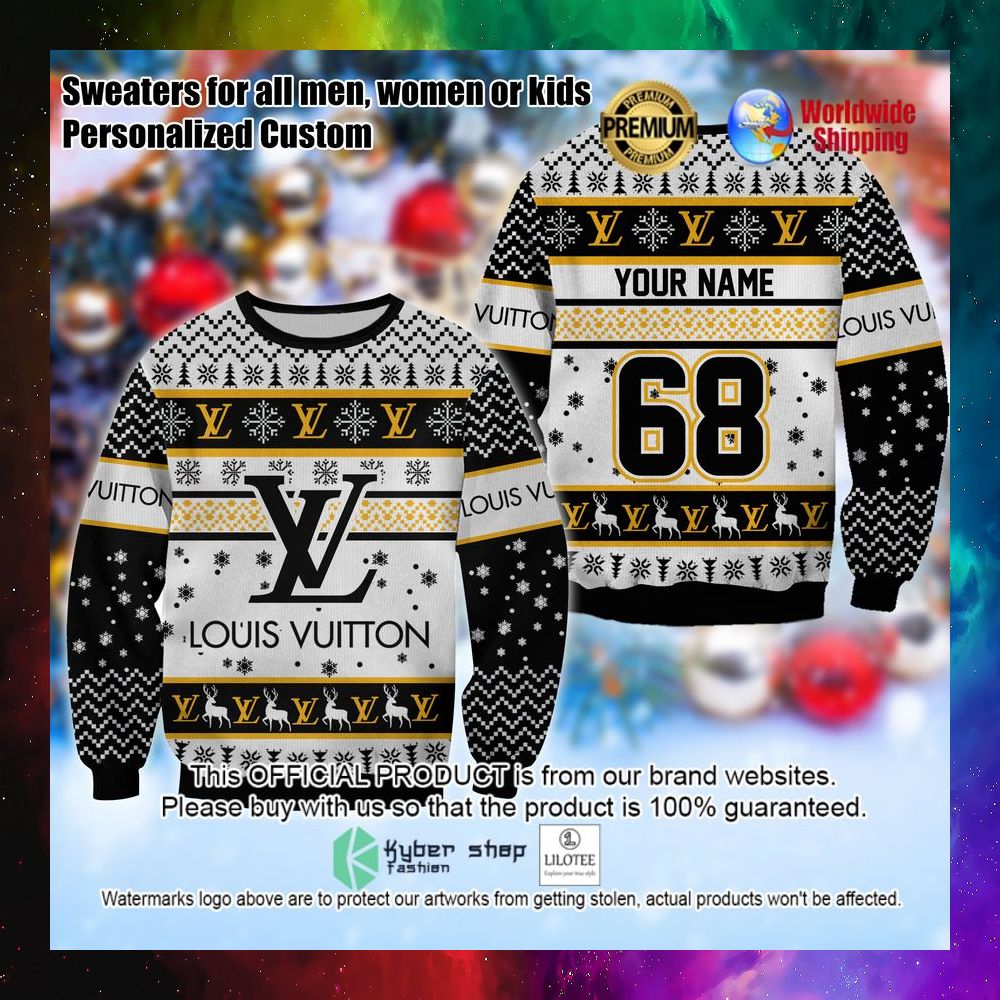 louis vuitton personalized christmas sweater 1 886
