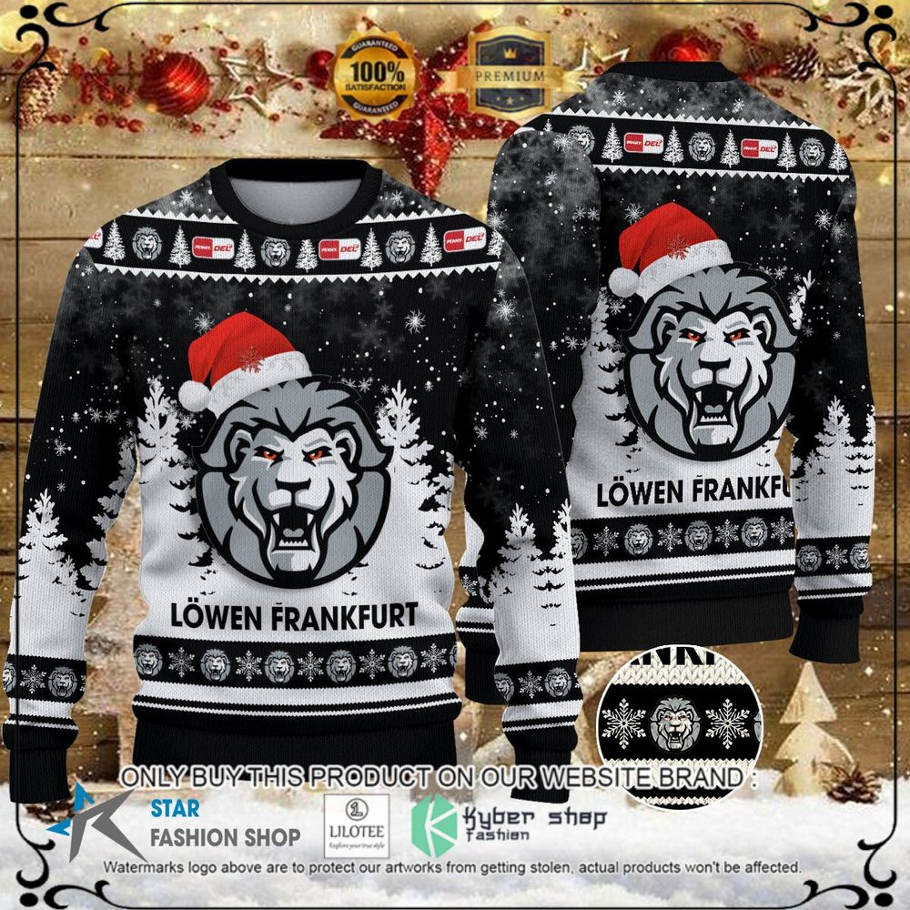 lowen frankfurt black white christmas sweater 1 25600