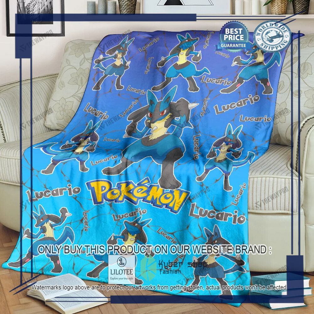 Lucario Pokemon Blanket - LIMITED EDITION 7