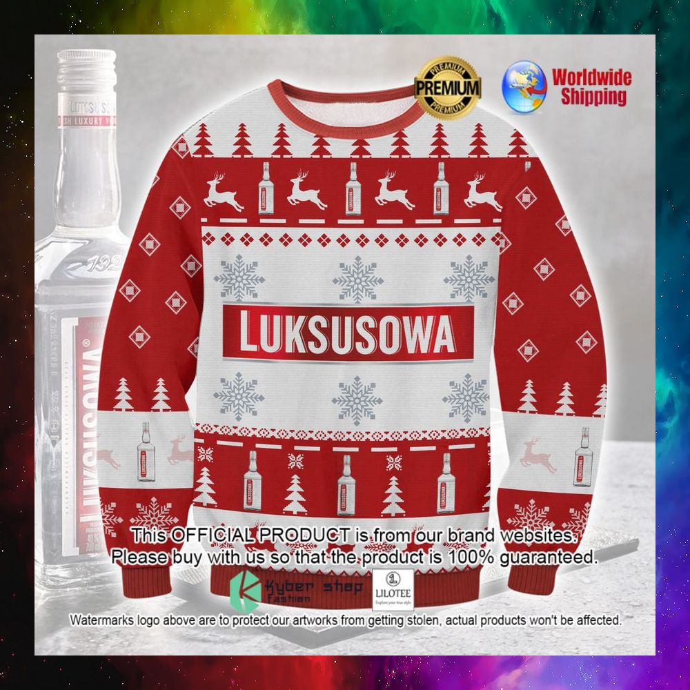 luksusowa vodka christmas sweater 1 95