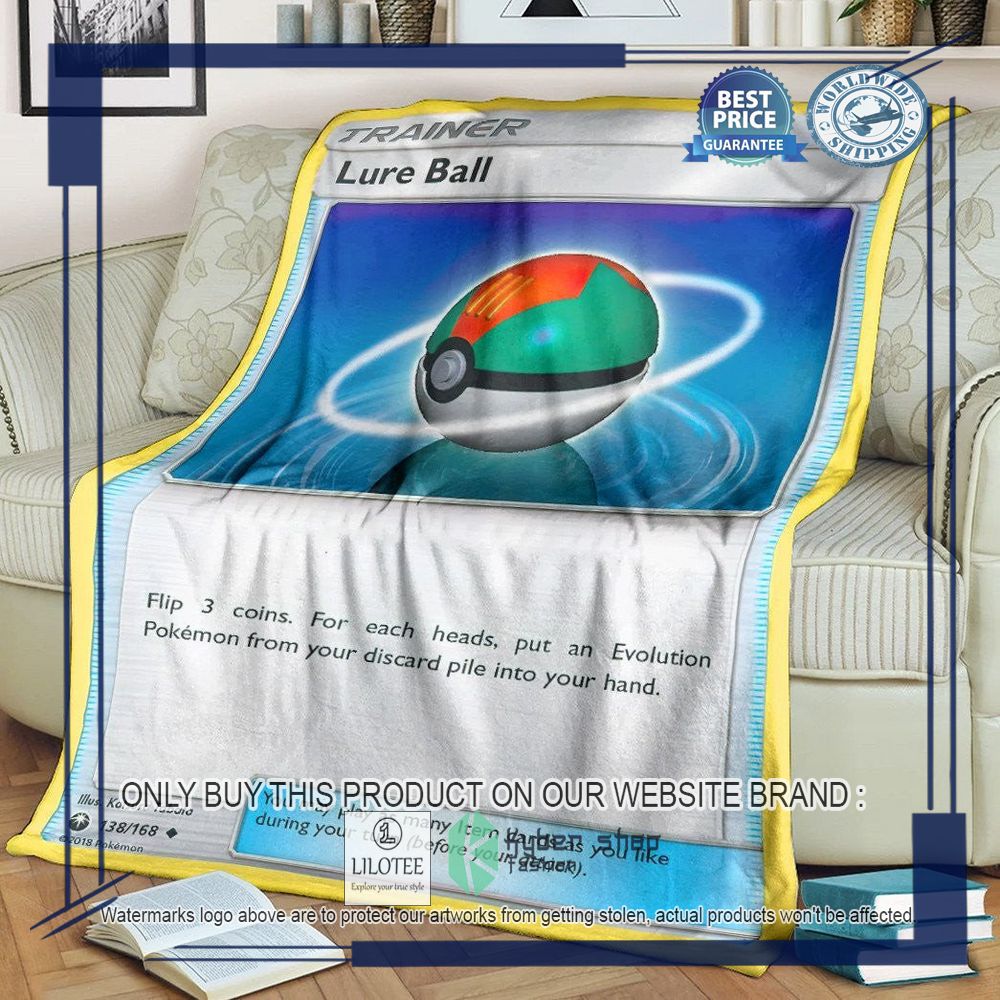 Lure Ball Trainer Pokemon Blanket - LIMITED EDITION 6