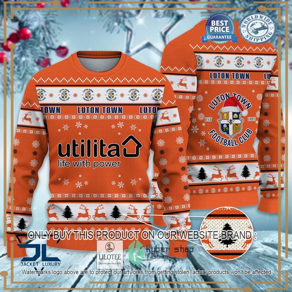 Luton Town F.C EFL Ugly Christmas Sweater - LIMITED EDITION 7