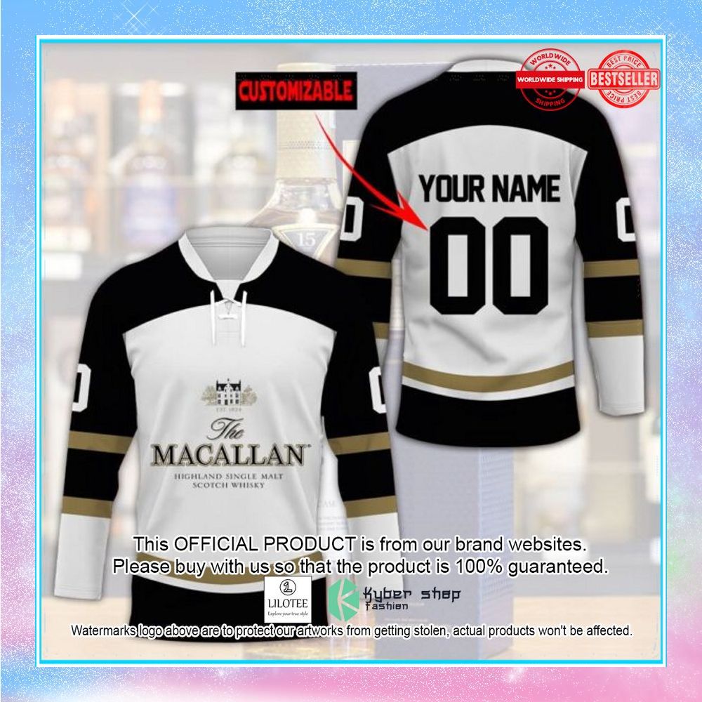 macallan custom name hockey jersey 1 806