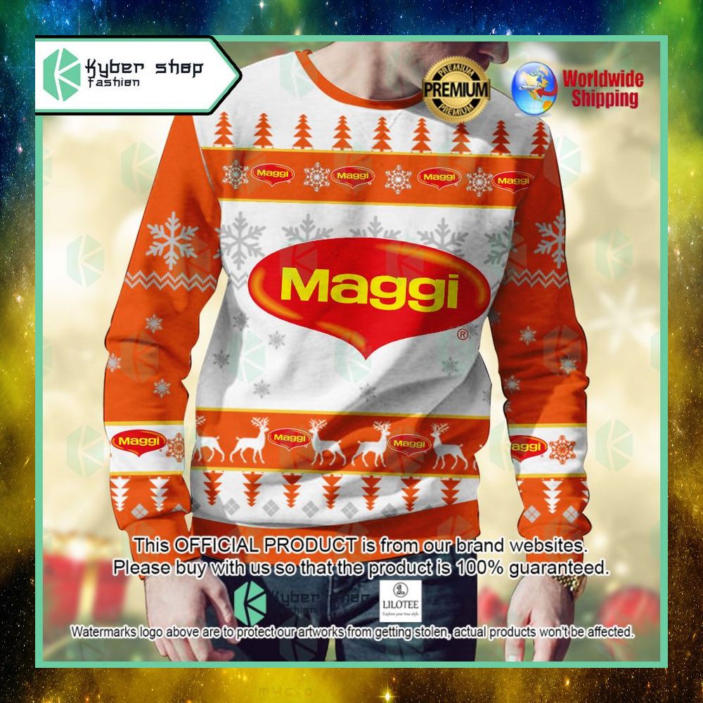 maggi custom name christmas sweater 1 252