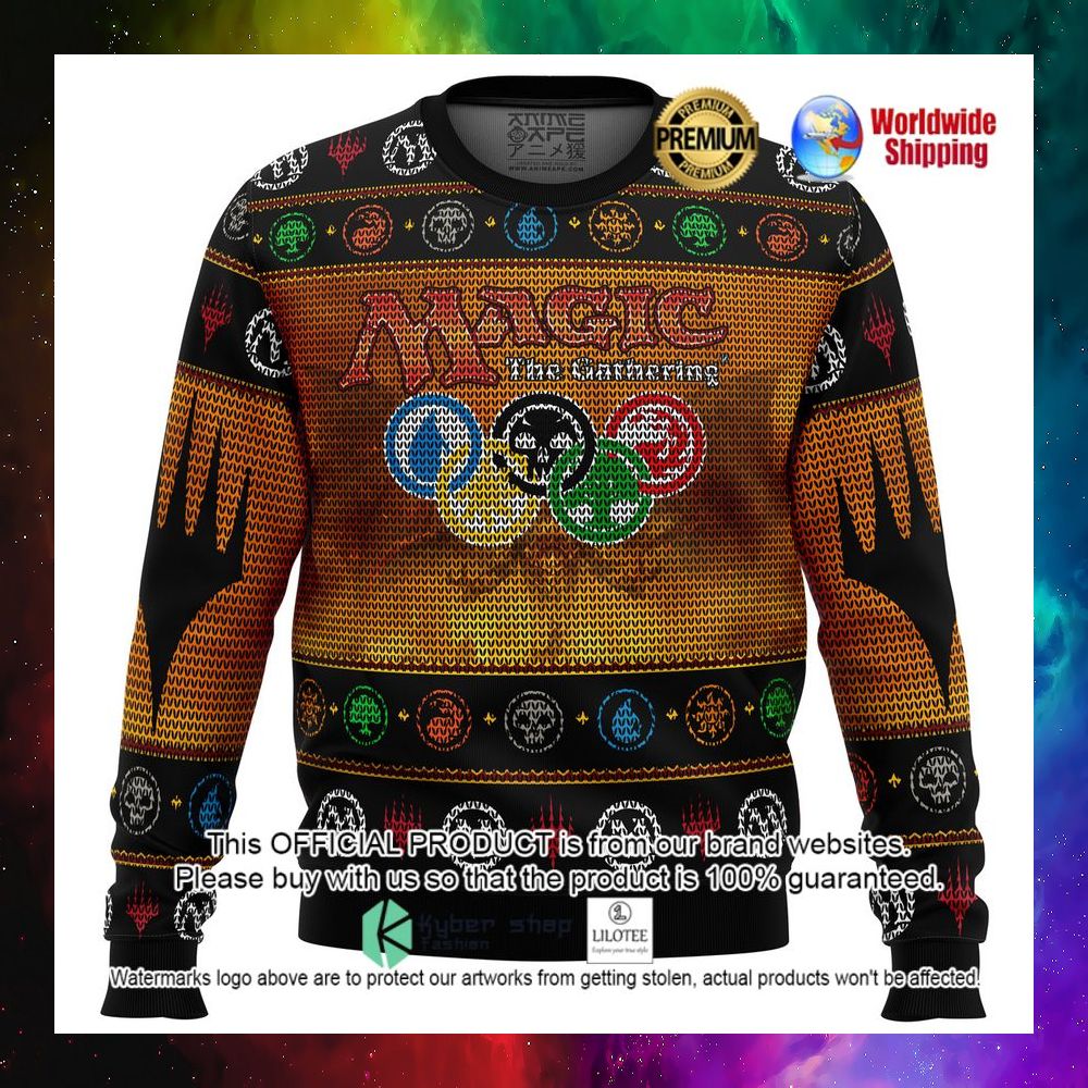 magic the gathering game christmas sweater 1 452