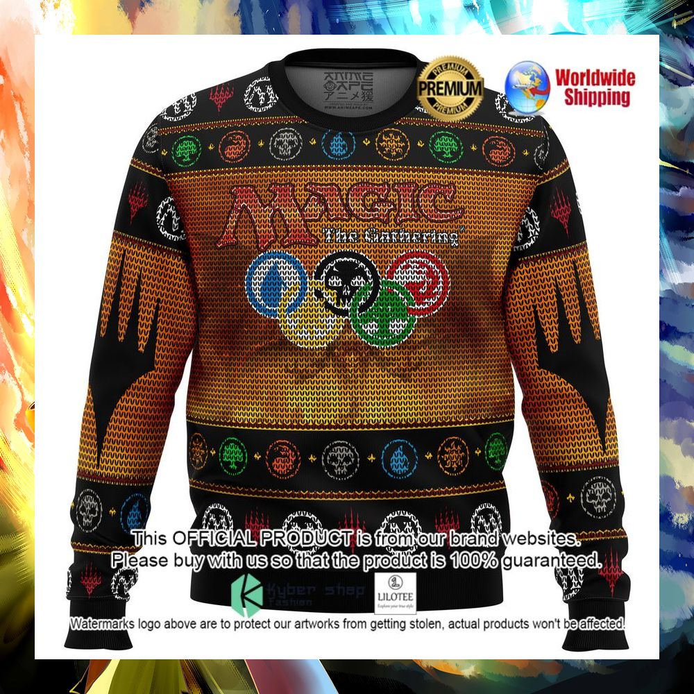 magic the gathering game christmas sweater 1 818