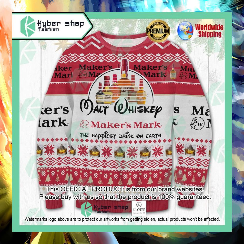 malt whiskey makers mark the happiest dink on earth christmas sweater 1 452