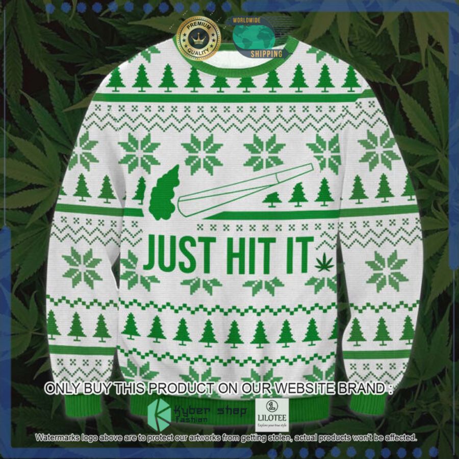 marijuana just hit it christmas sweater 1 49651