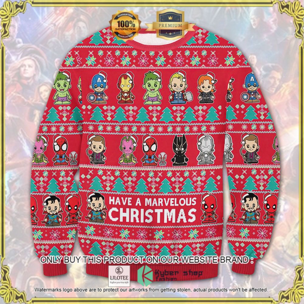marvel chibi have a marvelous ugly sweater 1 47928