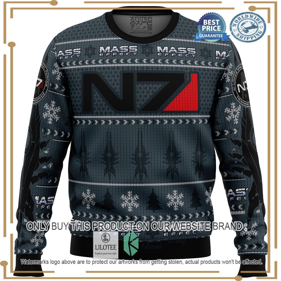 mass effect n7 christmas sweater 1 78830