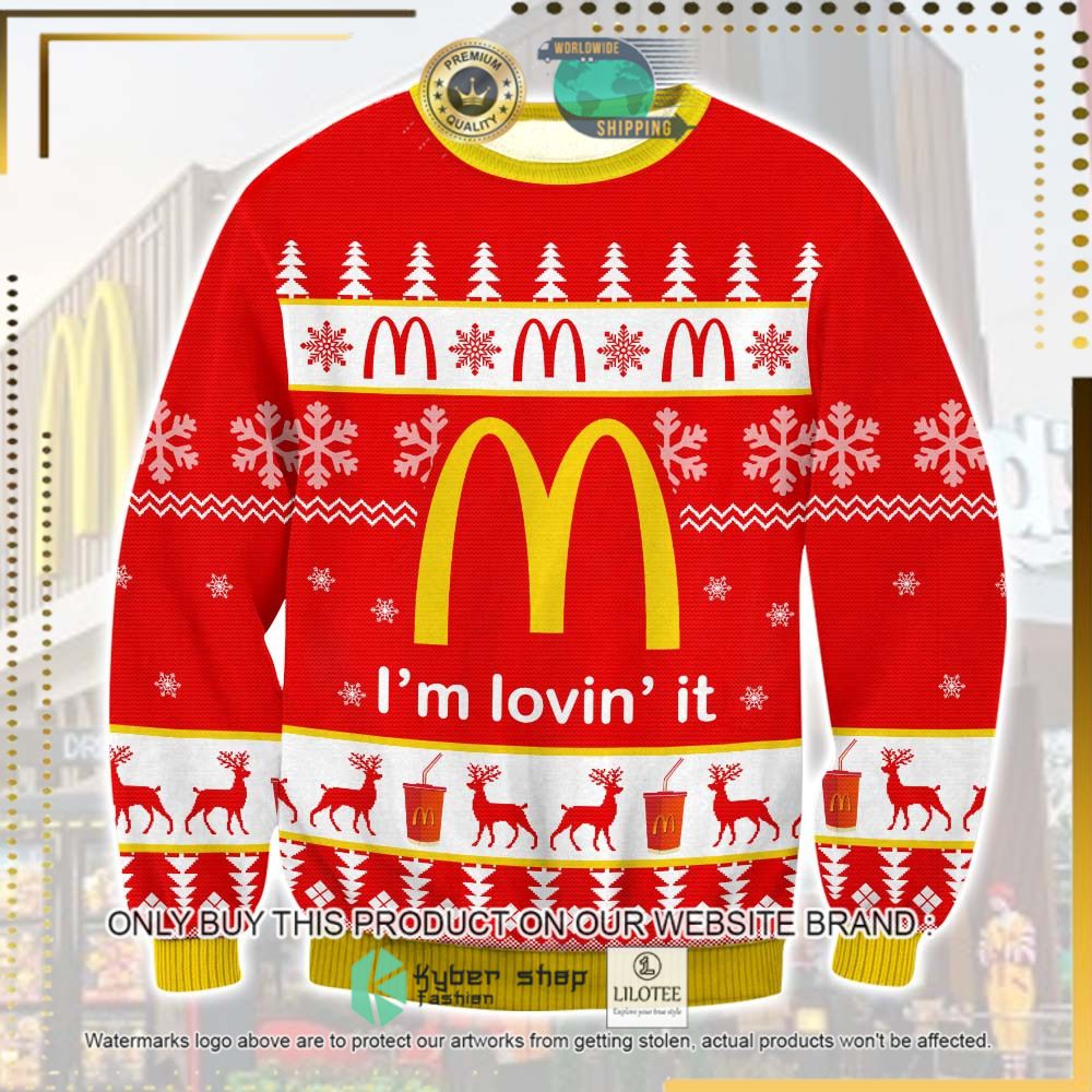mcdonalds im lovin it ugly sweater 1 11530