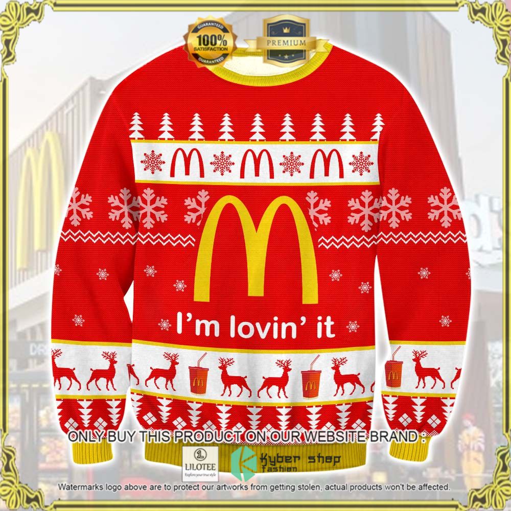 mcdonalds im lovin it ugly sweater 1 70472