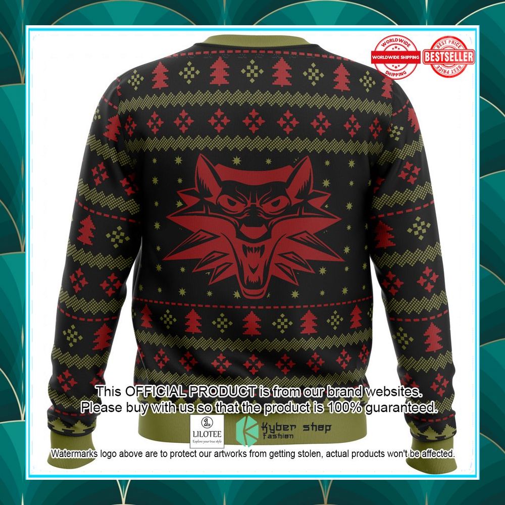 merry christmas and toss a coin the witcher christmas sweater 5 212