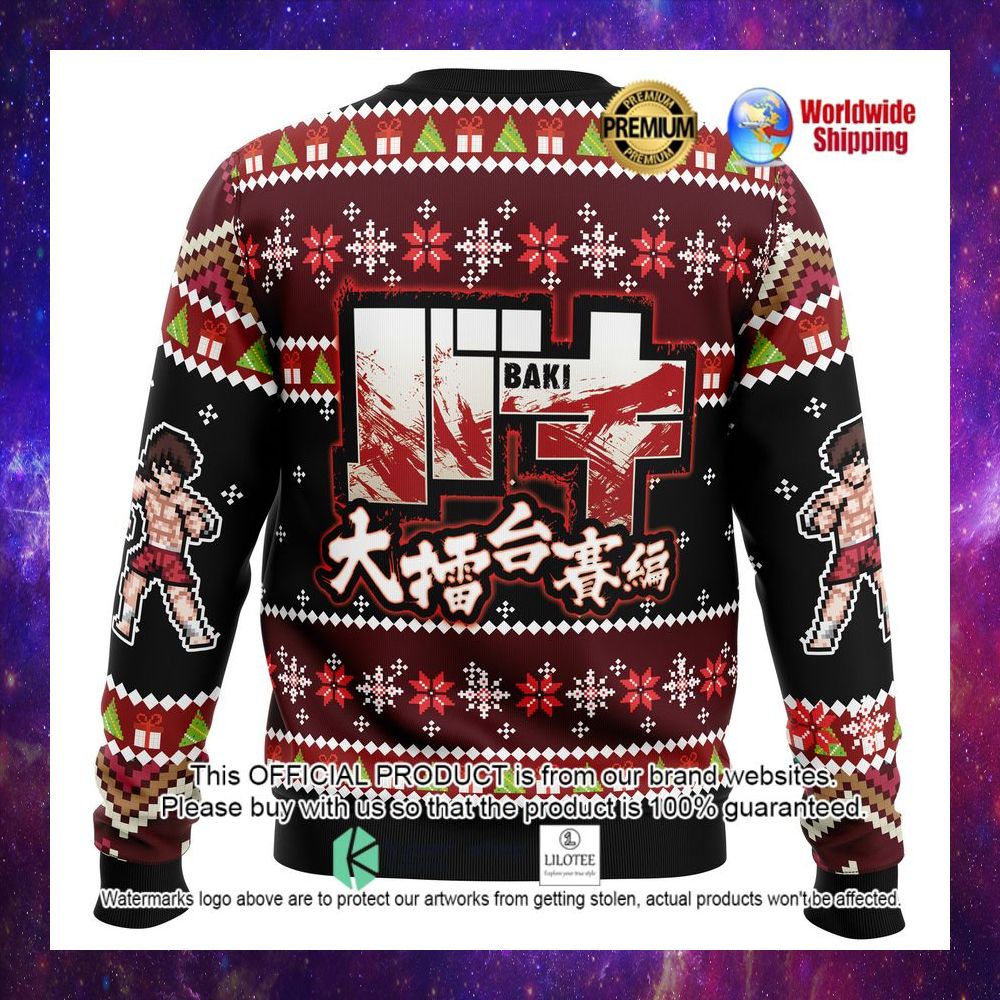 merry christmas baki santa hat christmas sweater 1 985