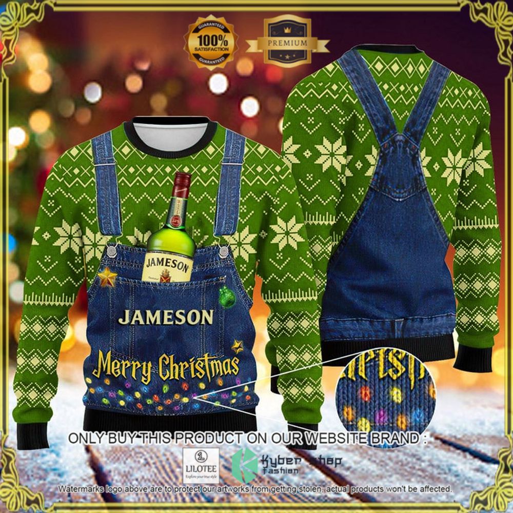 merry christmas jameson whisky christmas sweater 1 99398