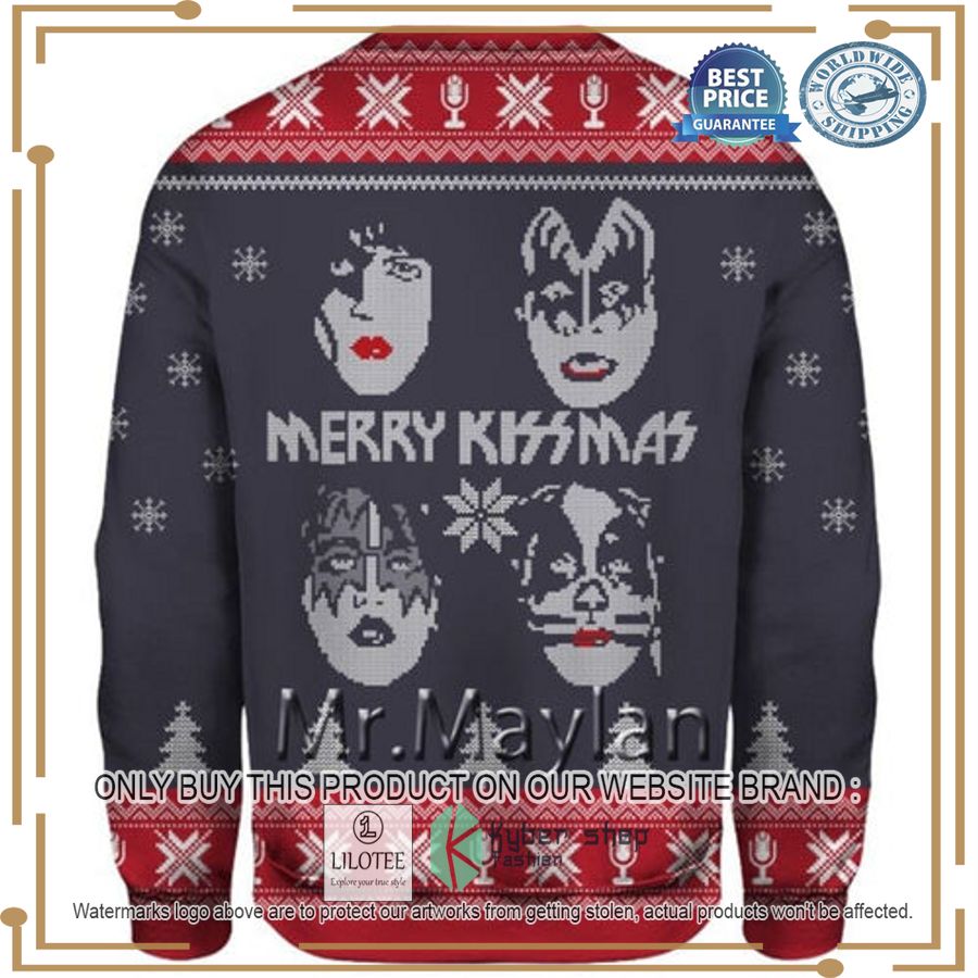 merry kissmas christmas sweater 1 33596